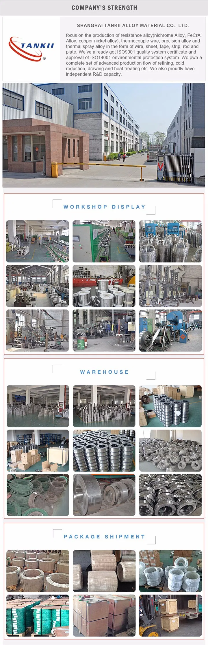 Au-Ni Welding Wire tankii manufacturing